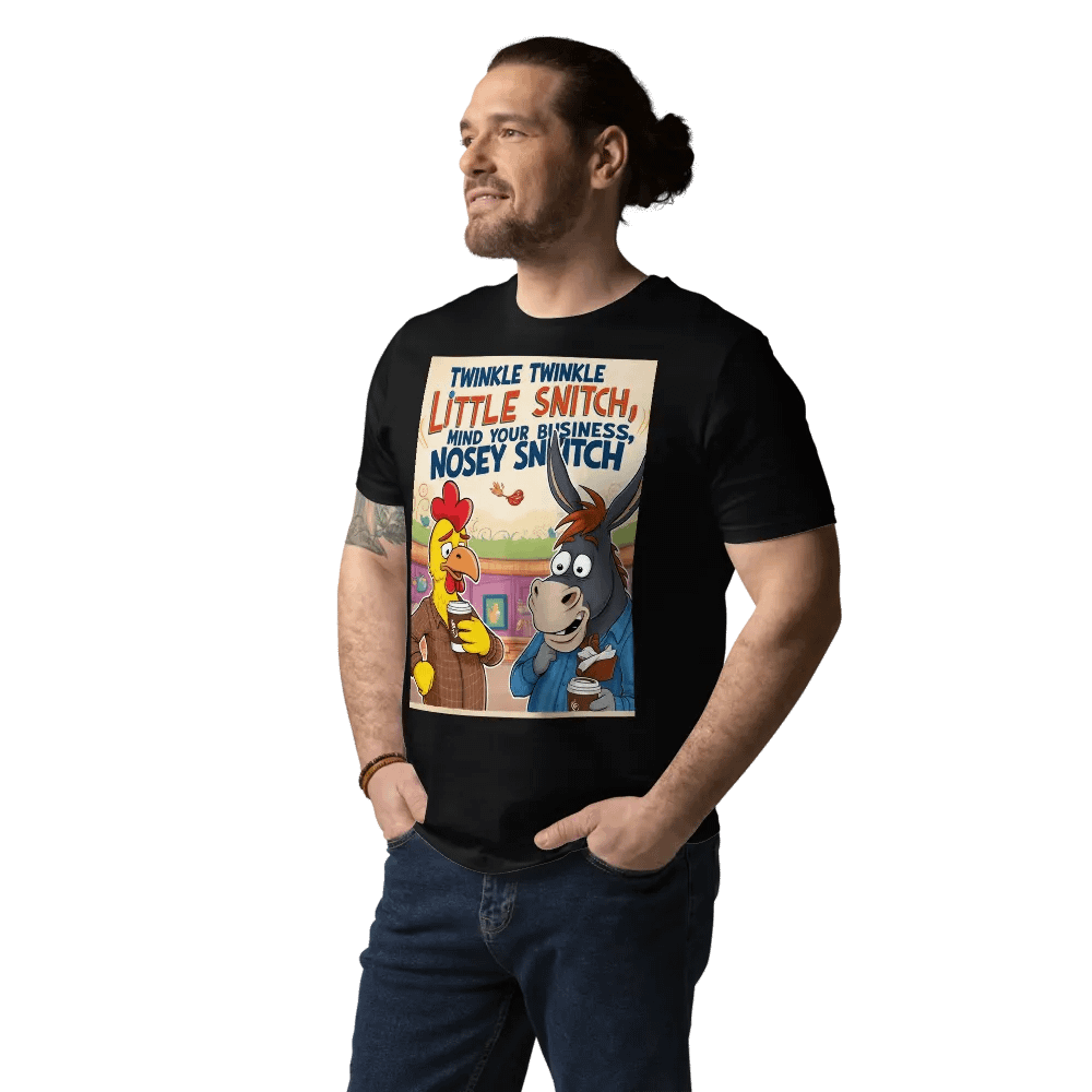 Whimsical Farmyard Coffee Time T-Shirt product image (14)
