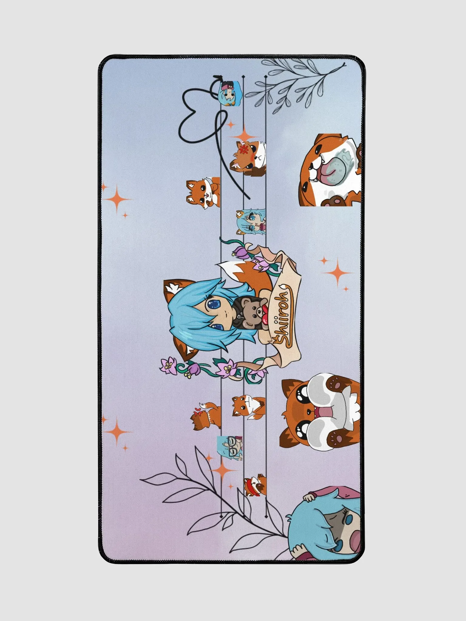 ShiiEmoteBundle Desk mat product image (2)