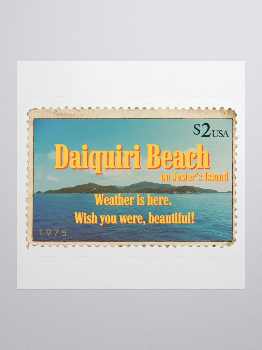 DAIQUIRI BEACH STAMP STICKER product image (4)