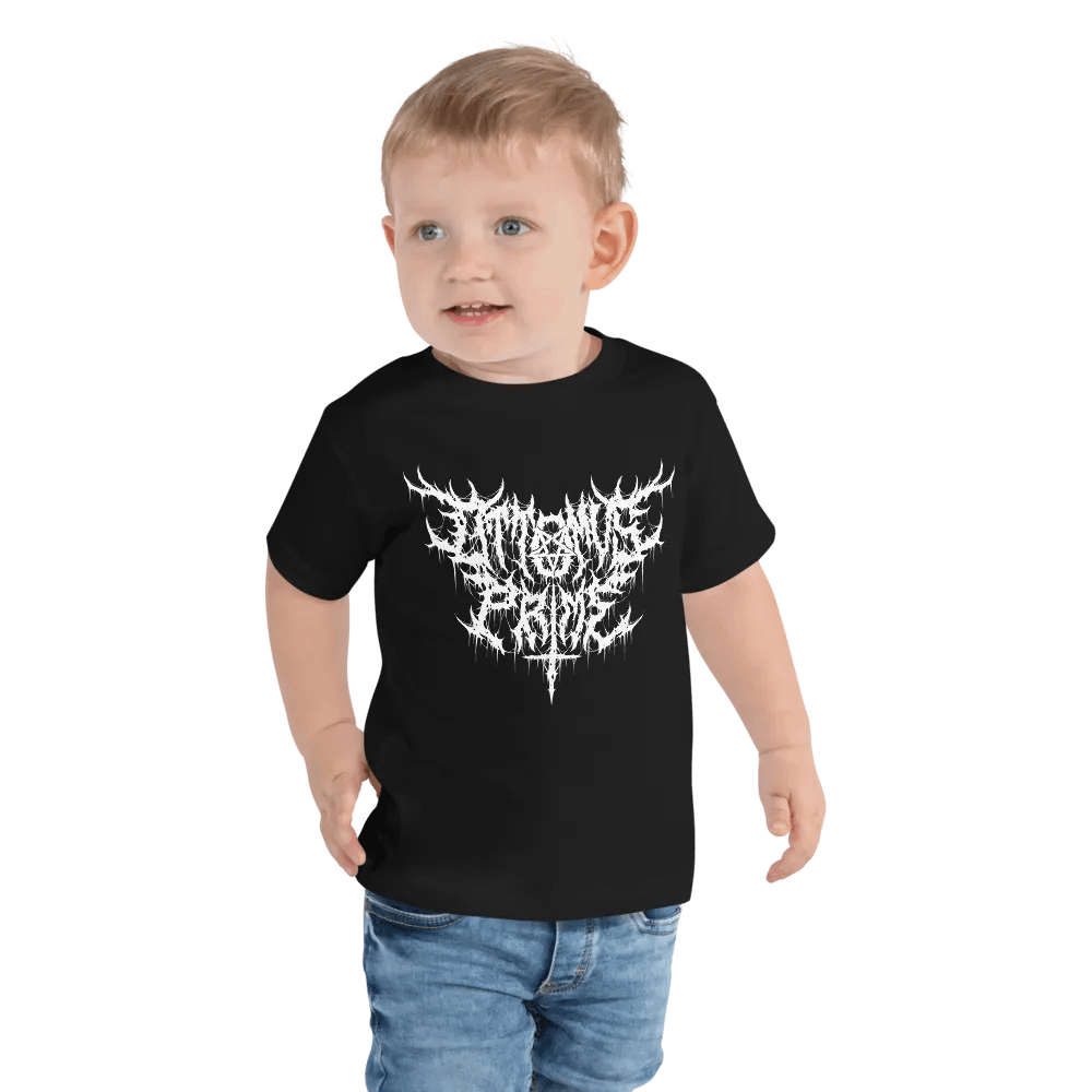 Toddler T-Shirt - Metal Logo (White) product image (6)