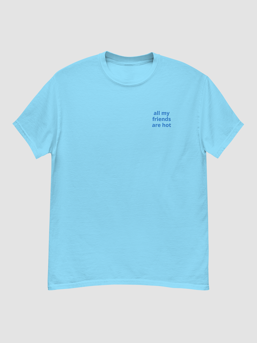 Hot Friends Blue Embroidered T-Shirt product image (2)