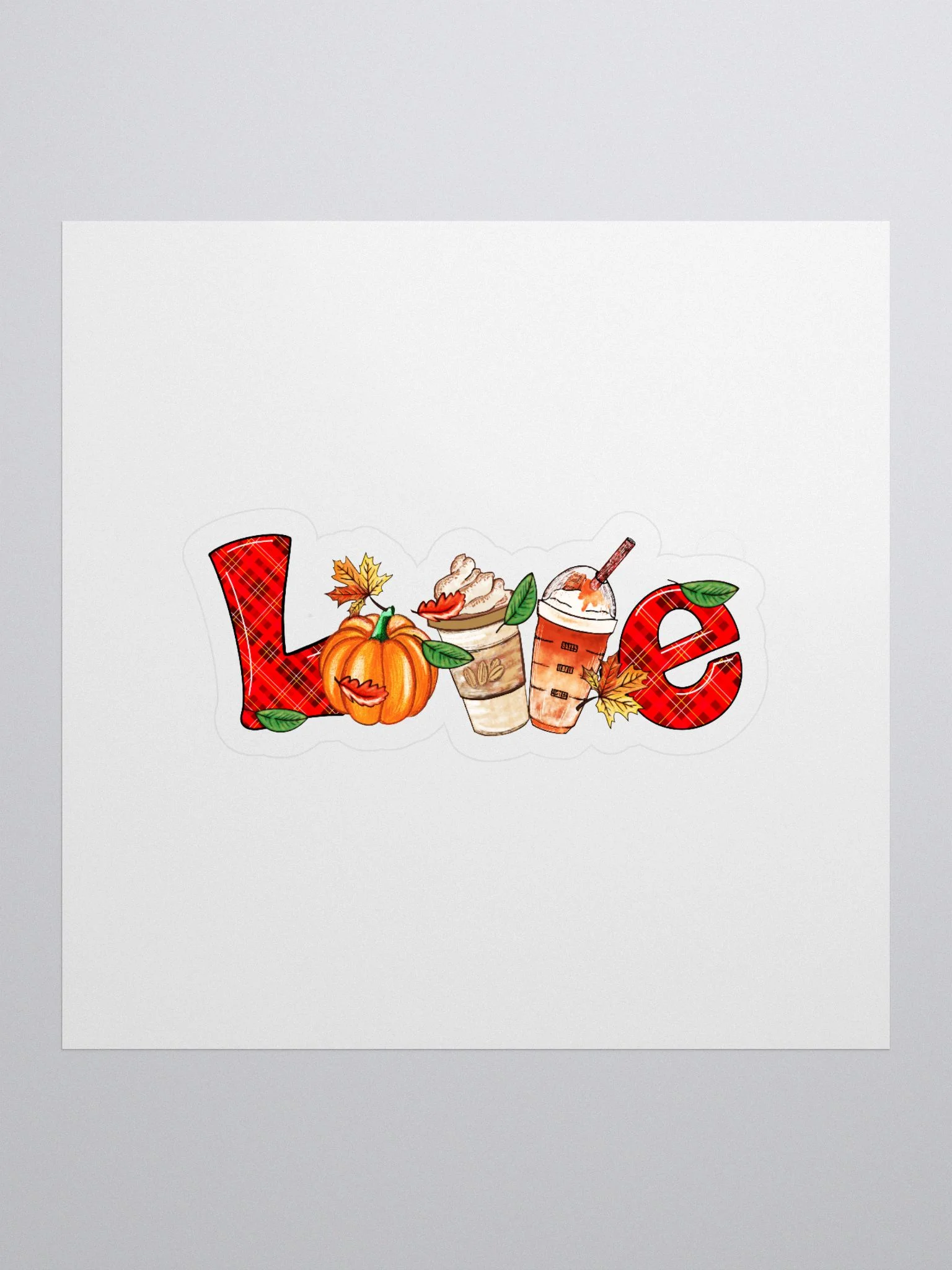 Fall Love Sticker product image (1)