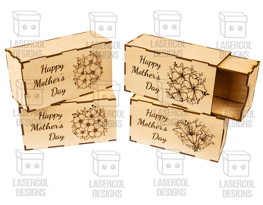 Mother's Day Gift Boxes (2 Sizes, 4 Styles) - Laser Cut Files product image (2)