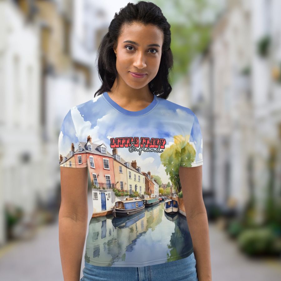 Little Italy - England - All Over Print - Watercolor - T-shirt product image (7)