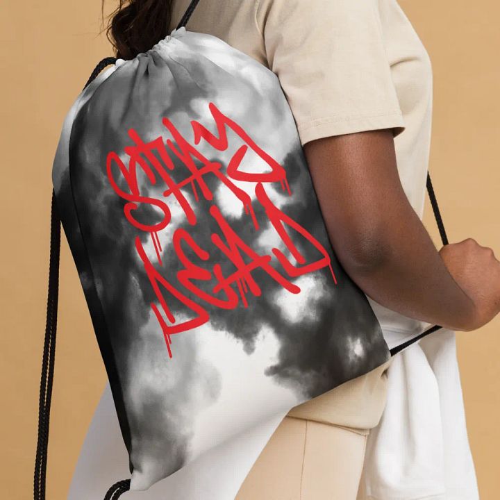 Stay Dead Drawstring Bag product image (1)