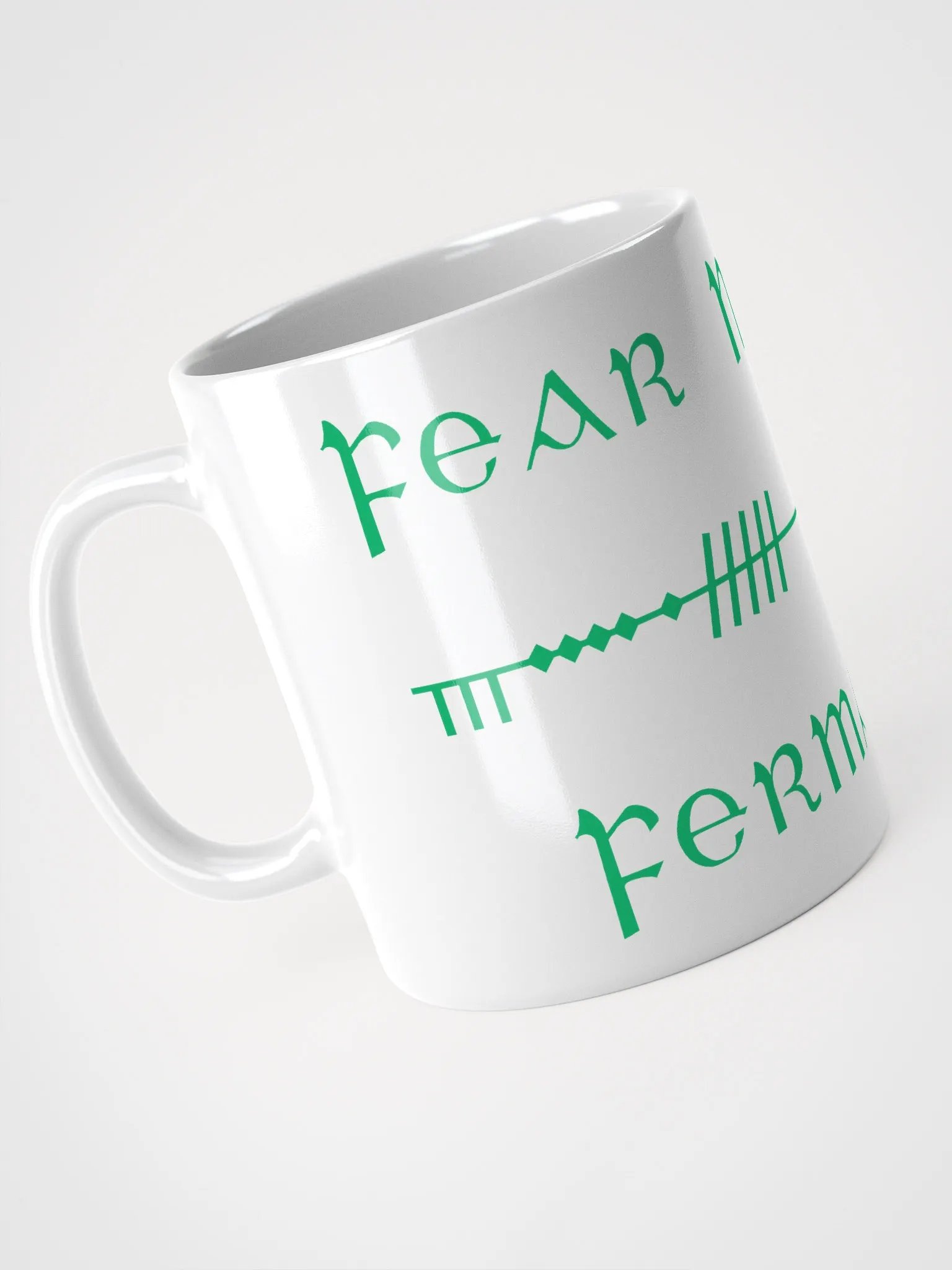 Fermanagh/Fear Manach Scholastic style Ogham Script Mug product image (4)