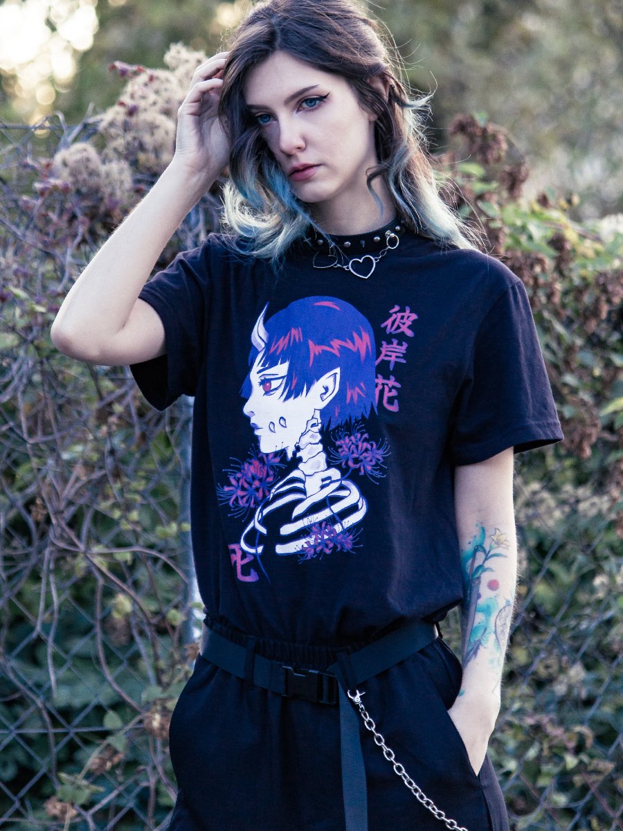 Higanbana T-Shirt (Black) product image (1)