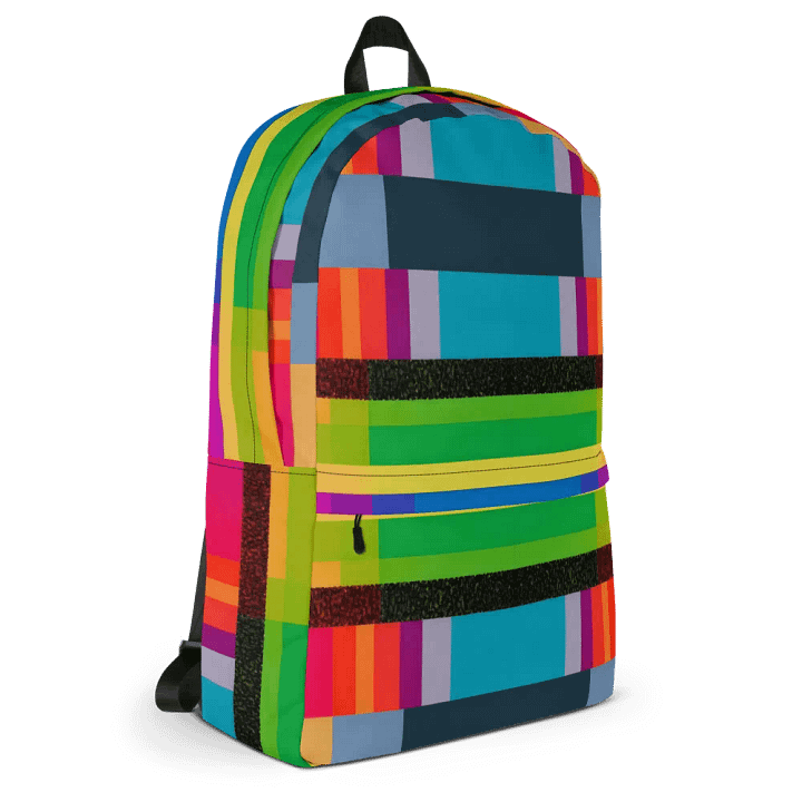 Colorful Blocks #1 - Backpack product image (1)