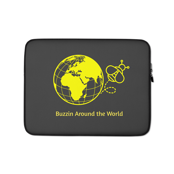 Buzzin Around the World Laptop Sleeve product image (1)