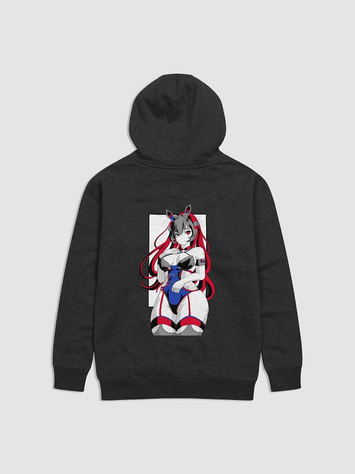RedBootBandit Waifu Hoodie blk/grey/white product image (1)