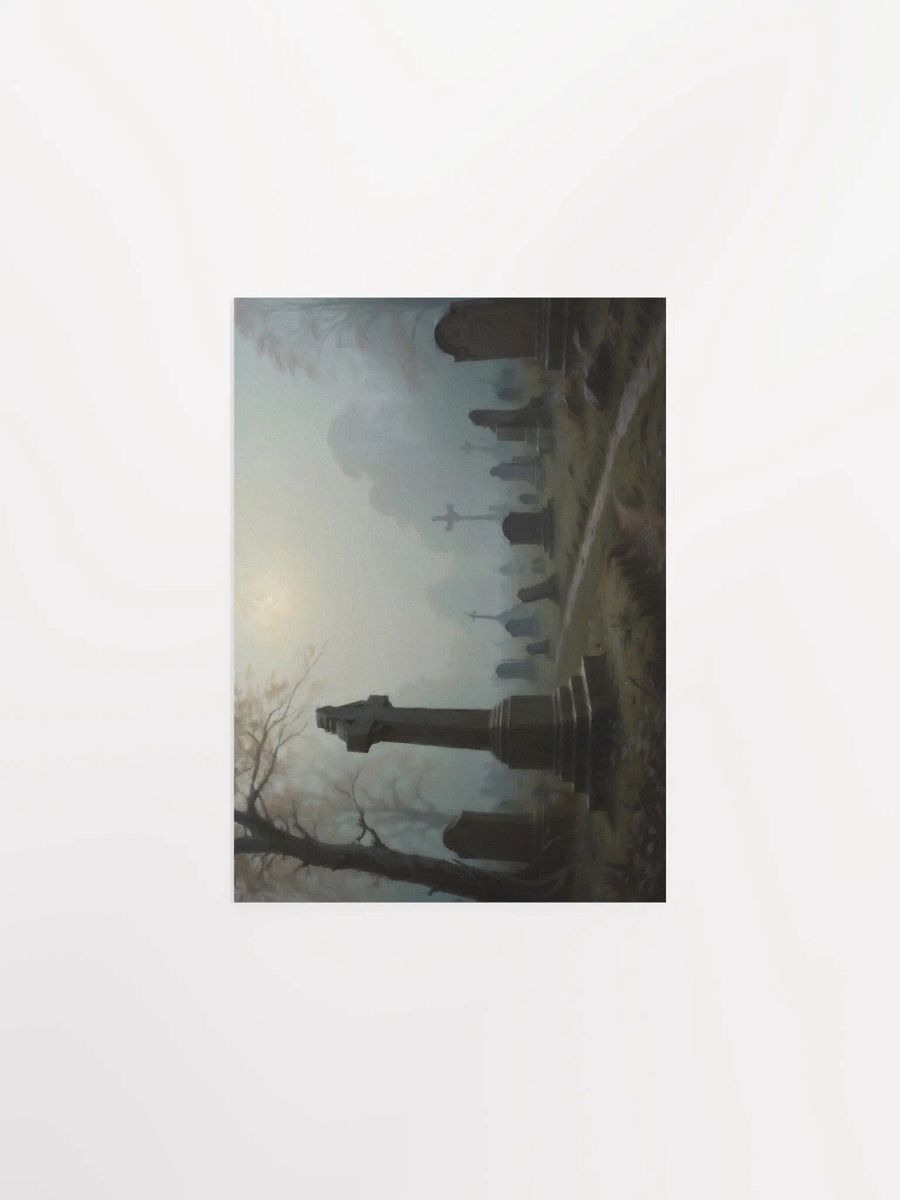 Haunted Graveyard: Halloween Art Poster product image (4)