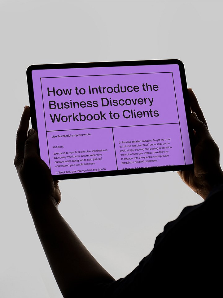 Motto® Business Discovery Workbook product image (2)