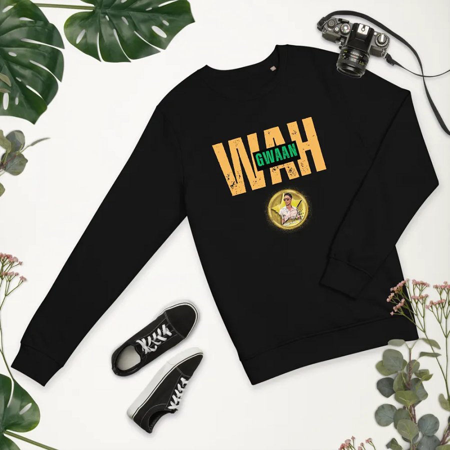DIGI Unisex Organic Sweatshirt (Wah Gwaan #1 ) product image (10)