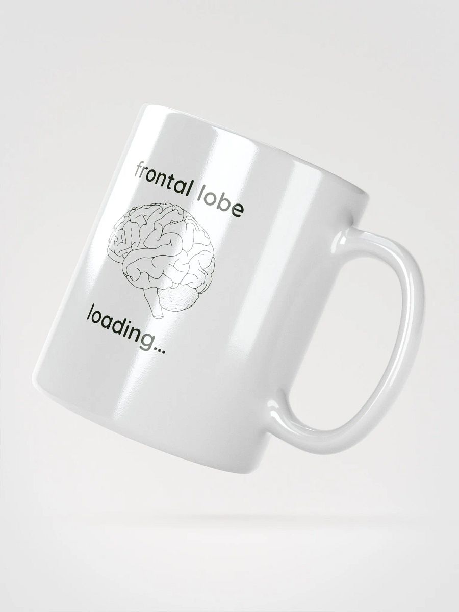 frontal lobe loading... mug (black) product image (4)