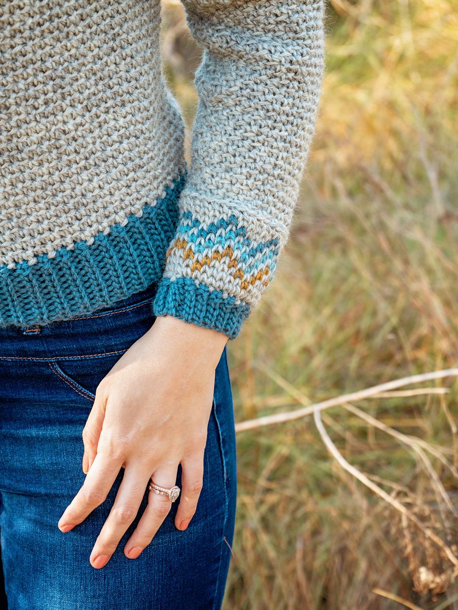 Traveler Crochet Sweater Pattern Tutorial (9 sizes) product image (8)