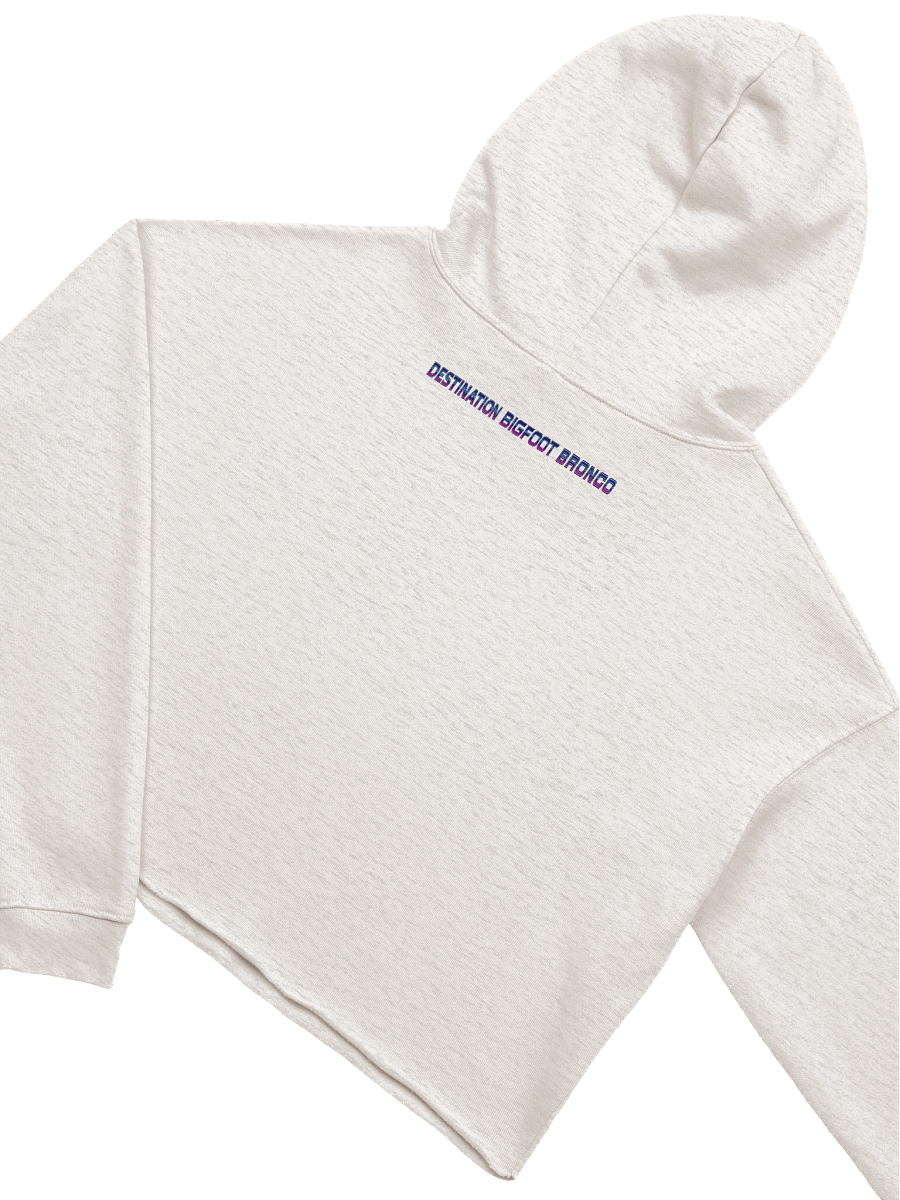 Destination Bigfoot Bronco Synthwave Bella+Canvas Fleece Women's Crop Hoodie (Multiple Colors Available) product image (4)