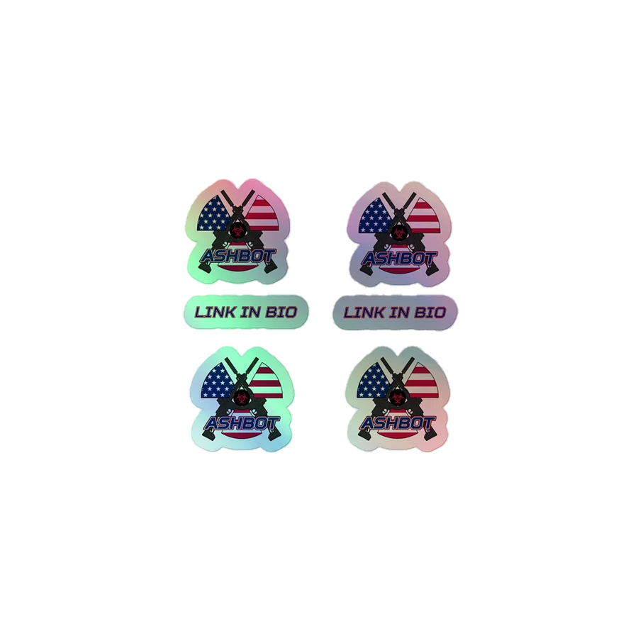 RWB Kiss-Cut Holographic Stickers product image (1)