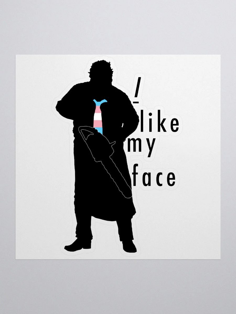 Transgender Leatherface Sticker product image (1)