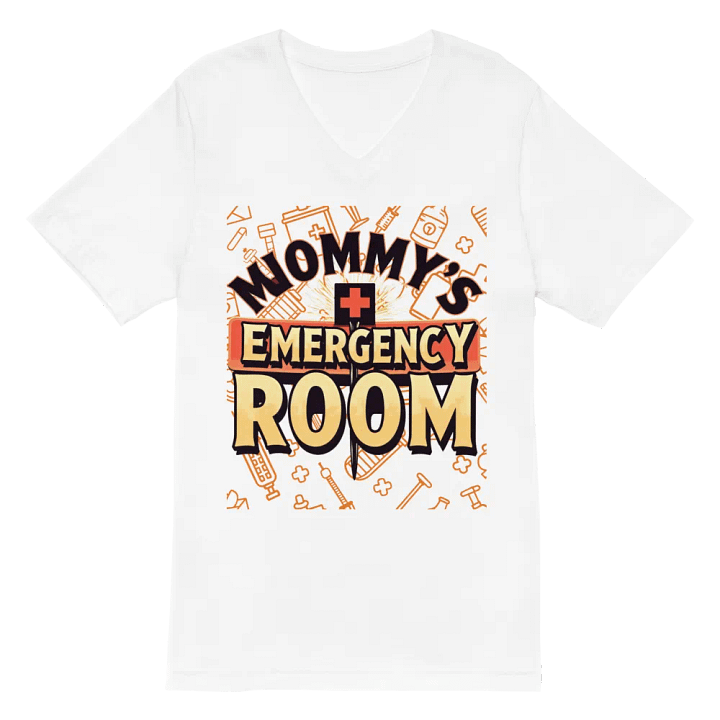 Mommy's Emergency Room V-Neck Tee product image (2)