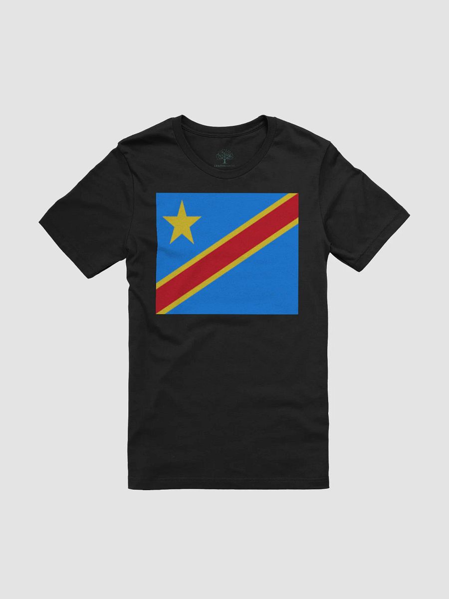 Democratic Republic of the Congo Flag Unisex T-Shirt - Graphic Grove Cotton Tee (XS-5XL) product image (3)