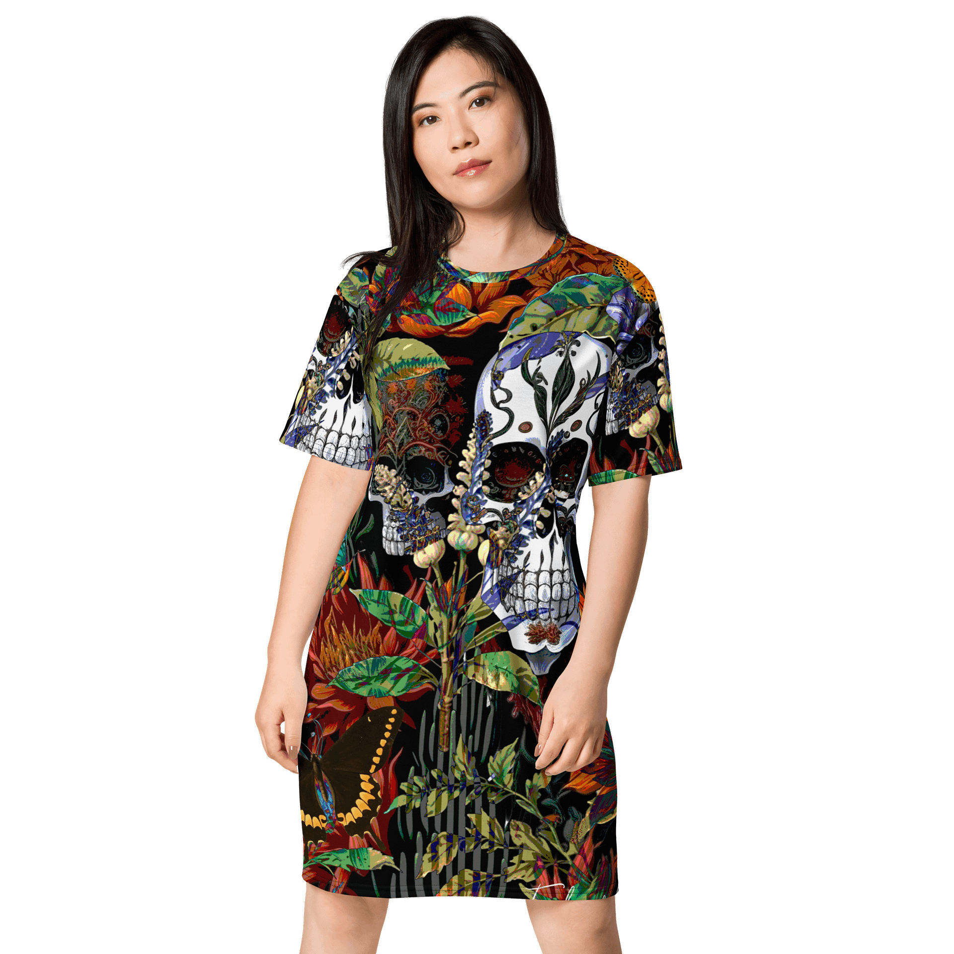 Fiesta de los Ancestros (Festival of the Ancestors) by Edward Martin T-Shirt Dress product image (1)