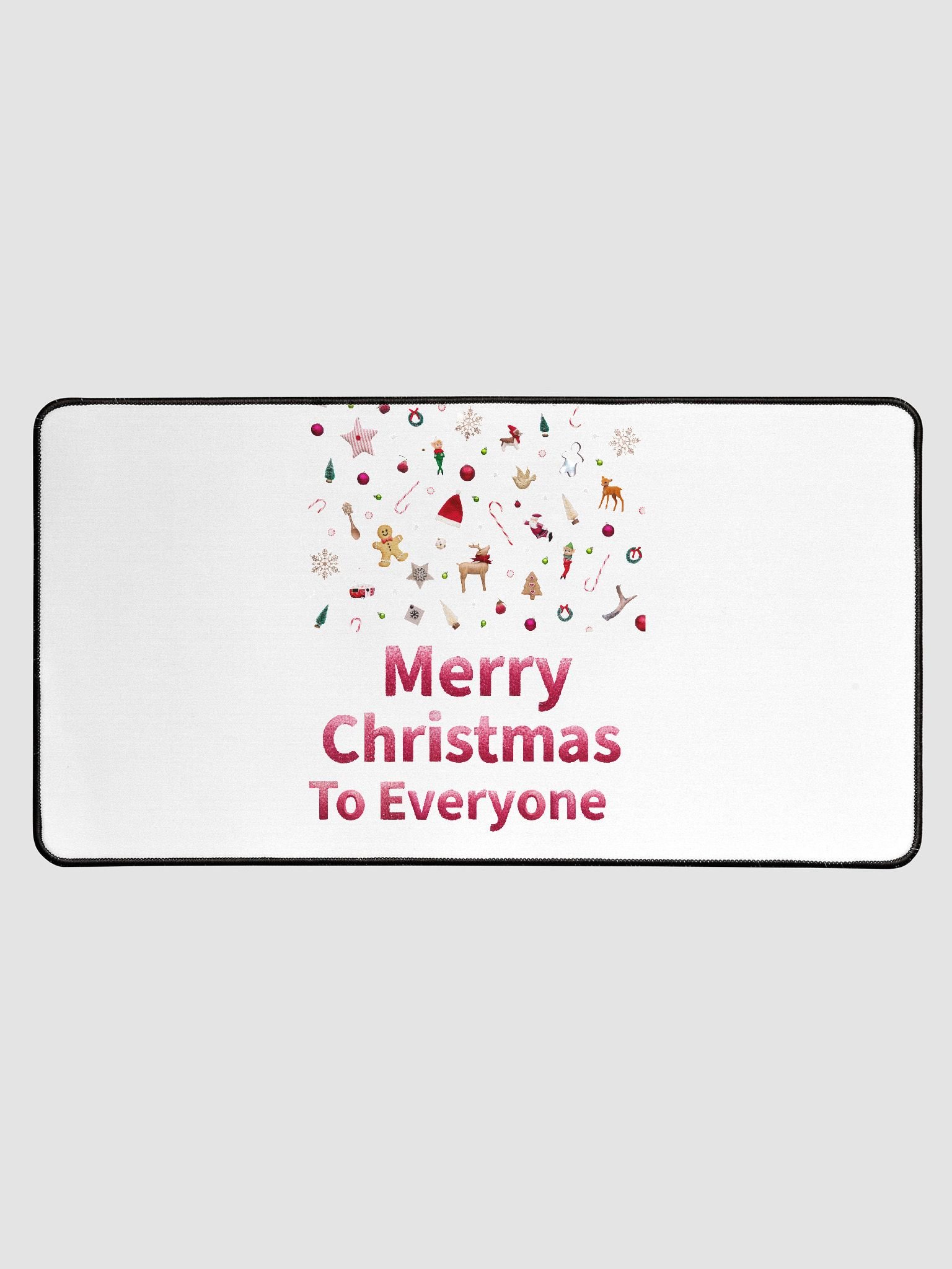 Merry Christmas To Everyone Desk Mat product image (1)