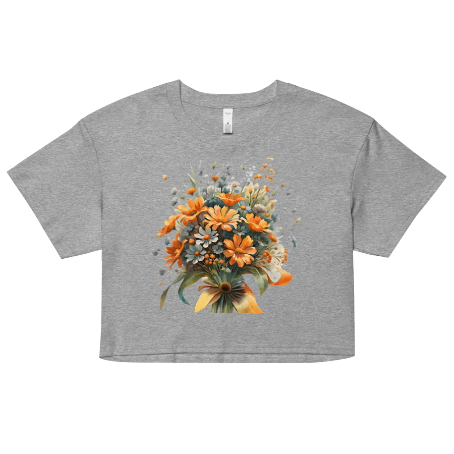 The Women's Crop Top with floral print product image (75)