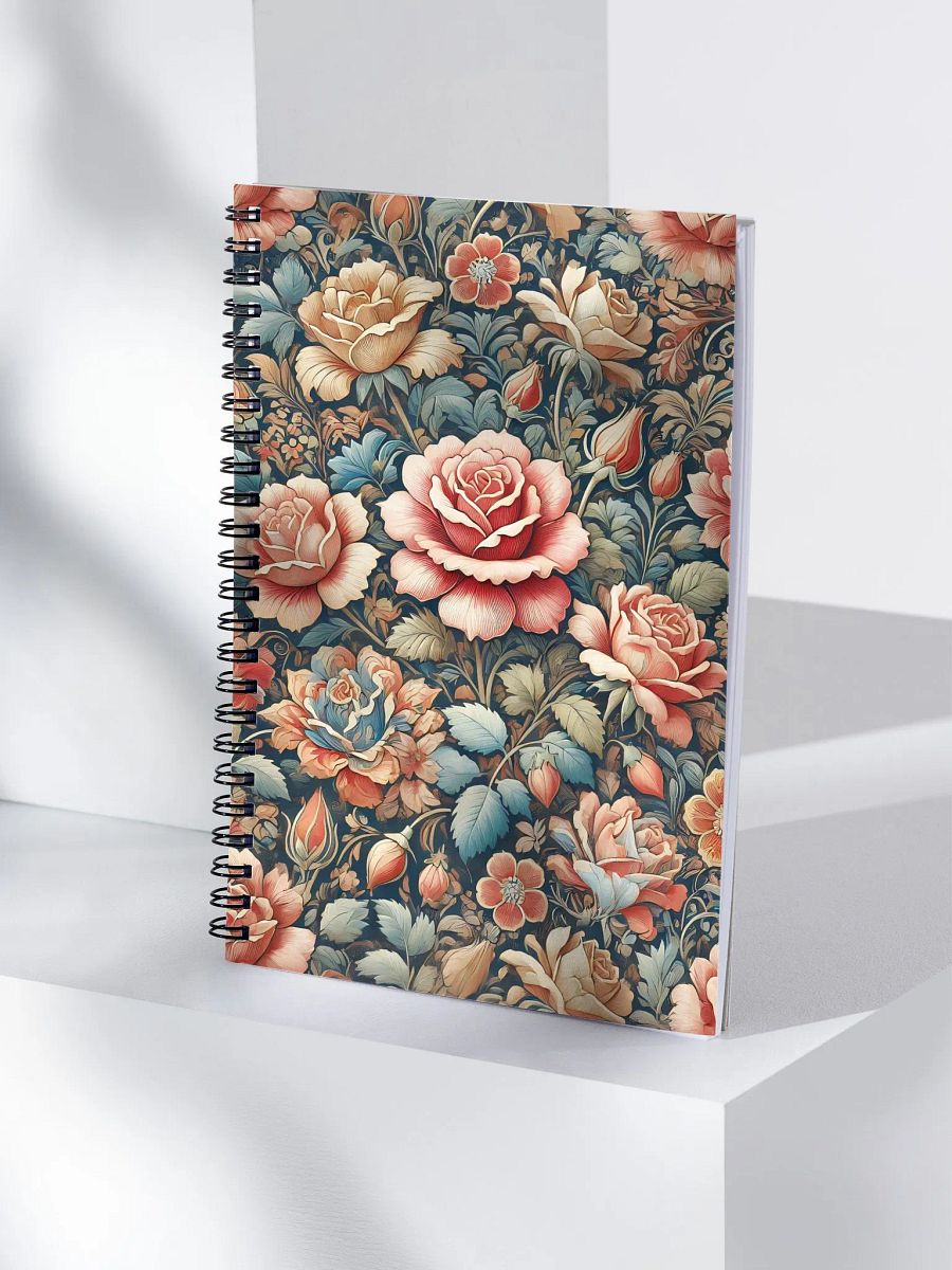 Royal Floral Spiral Notebook product image (4)