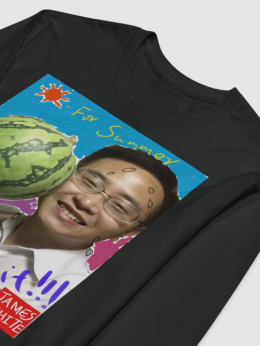 Next Level Premium Fitted Long Sleeve Crew: watermelon product image (9)