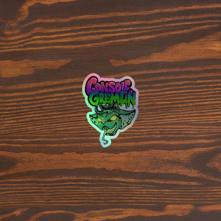 Console Gremlin Holographic Sticker product image (6)