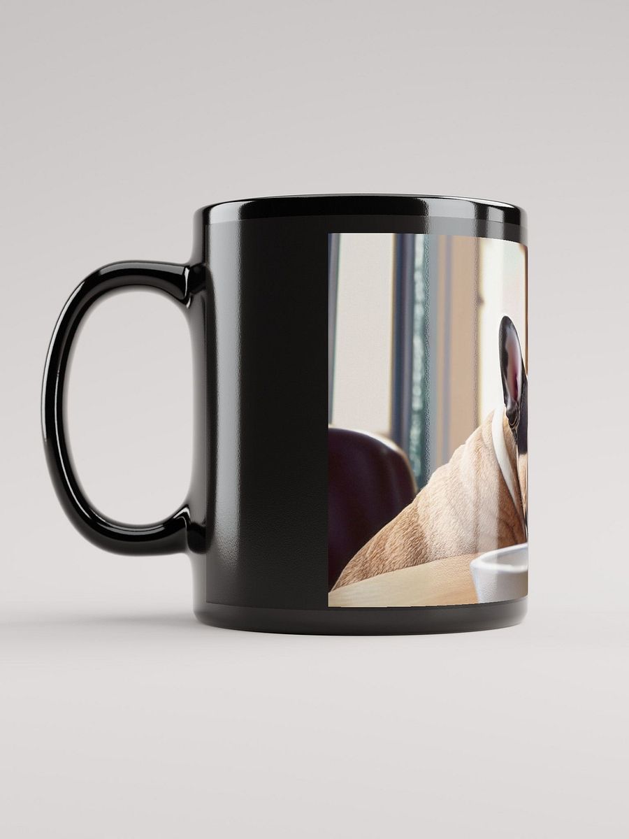 French Bulldog Fun: Black Glossy Mug for Dog Lovers product image (3)