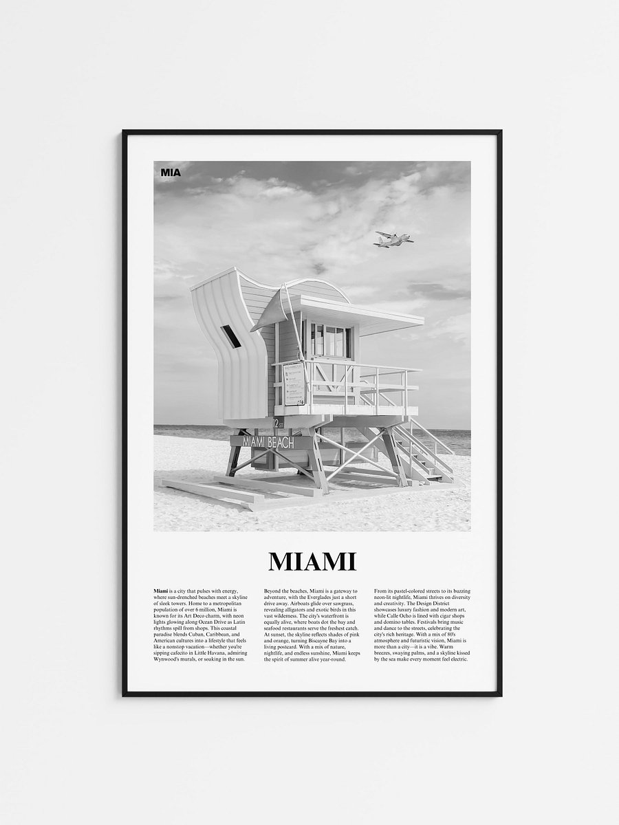 Miami 03 Newspaper Poster product image (1)