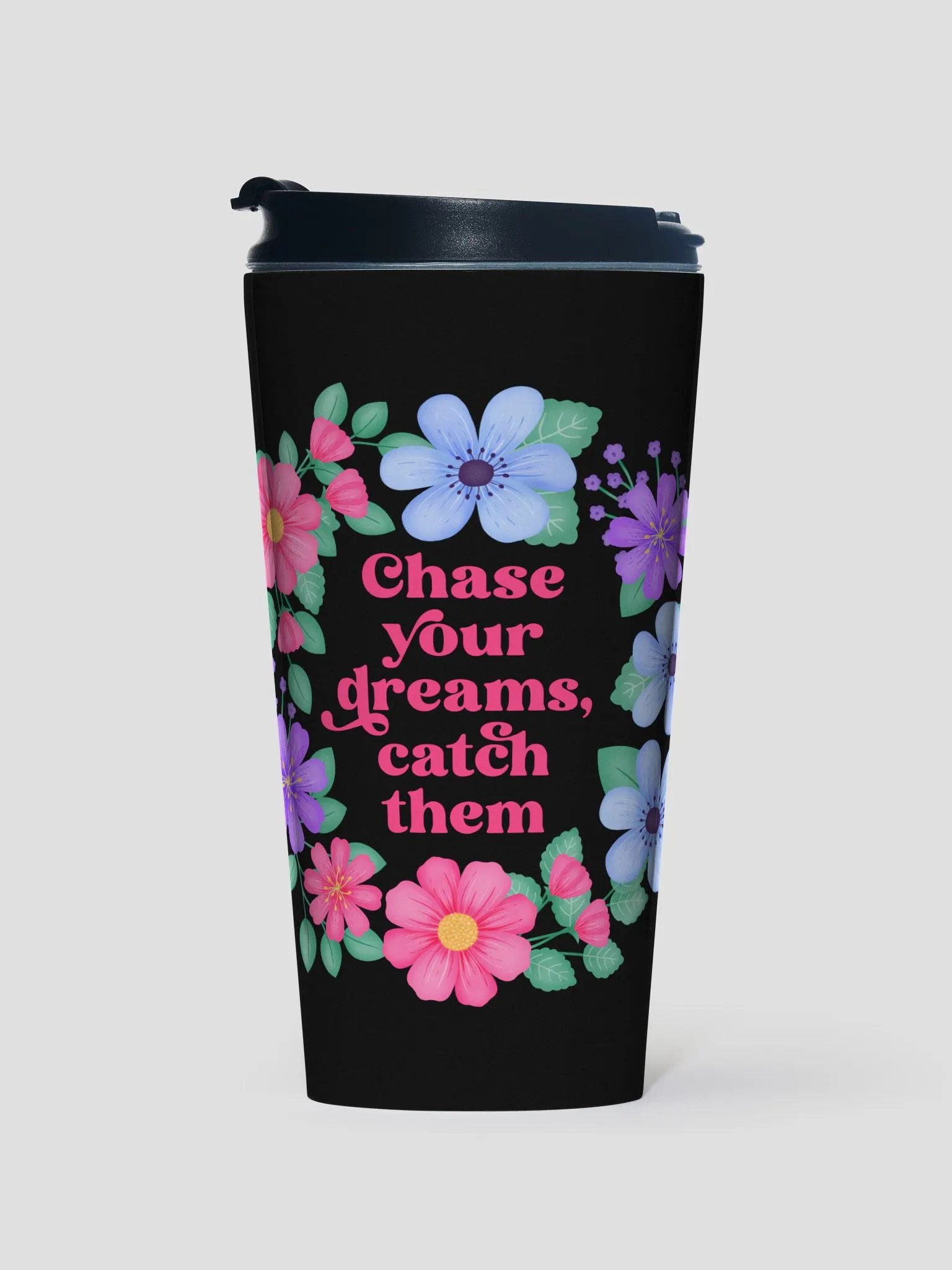 Chase your dreams catch them - Motivational Travel Mug product image (1)