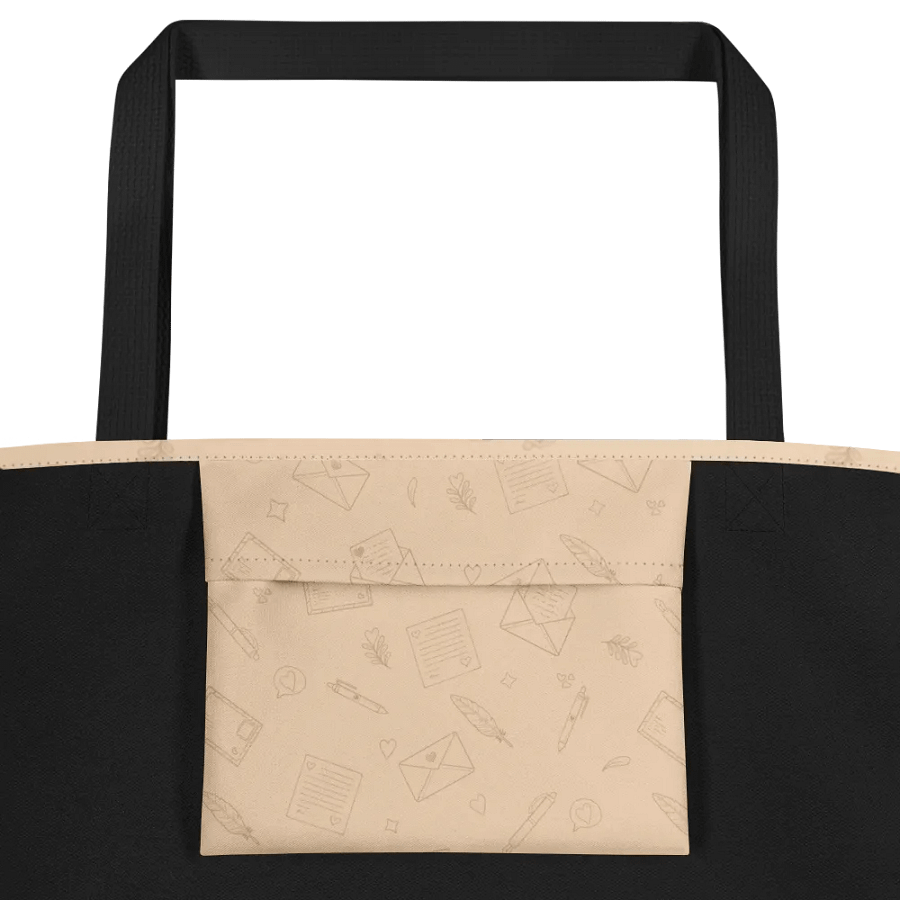 Feline Valentine Envelope - Tote Bag with Pocket product image (2)