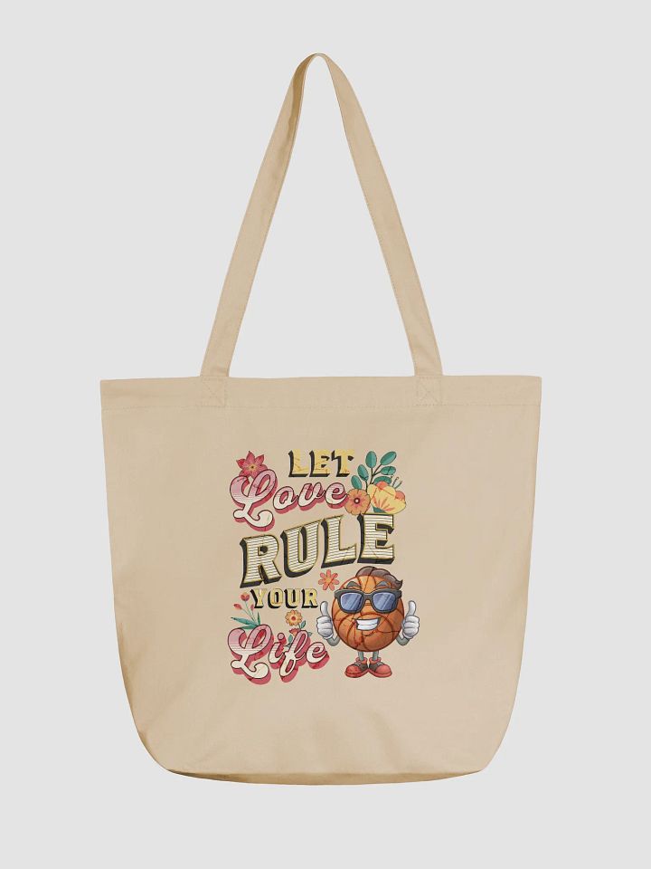 Let Love Rule Your Life Basketball Eco Tote Bag product image (5)