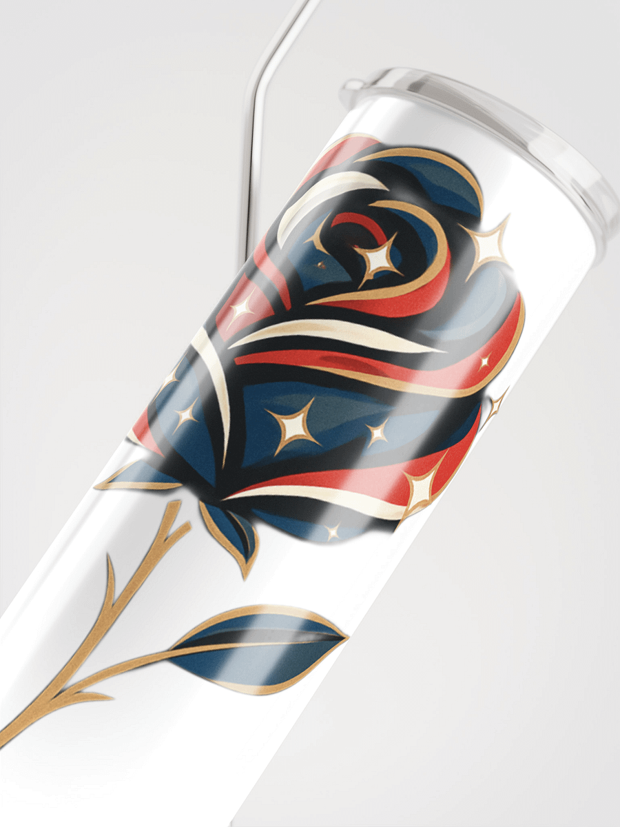 Patriotic Rose Stainless Steel Tumbler product image (4)