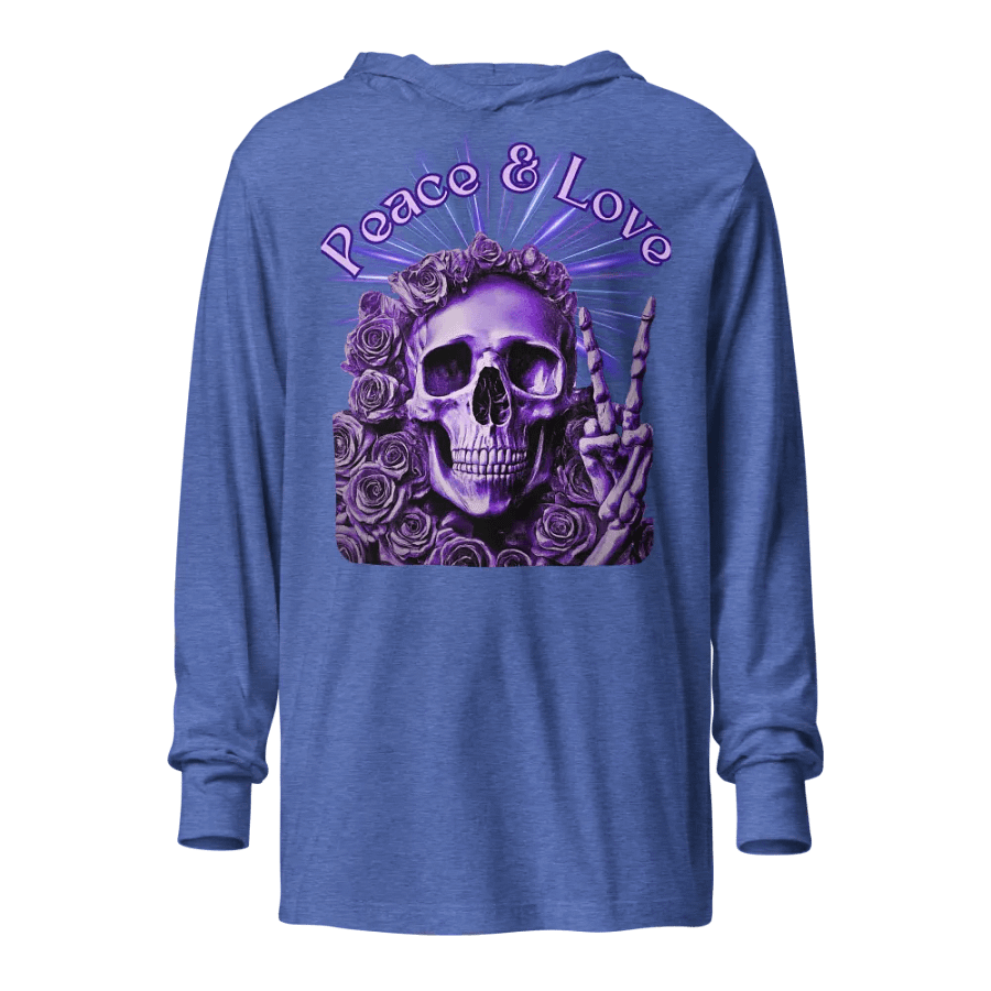 Peace Skull hoodie tee product image (1)