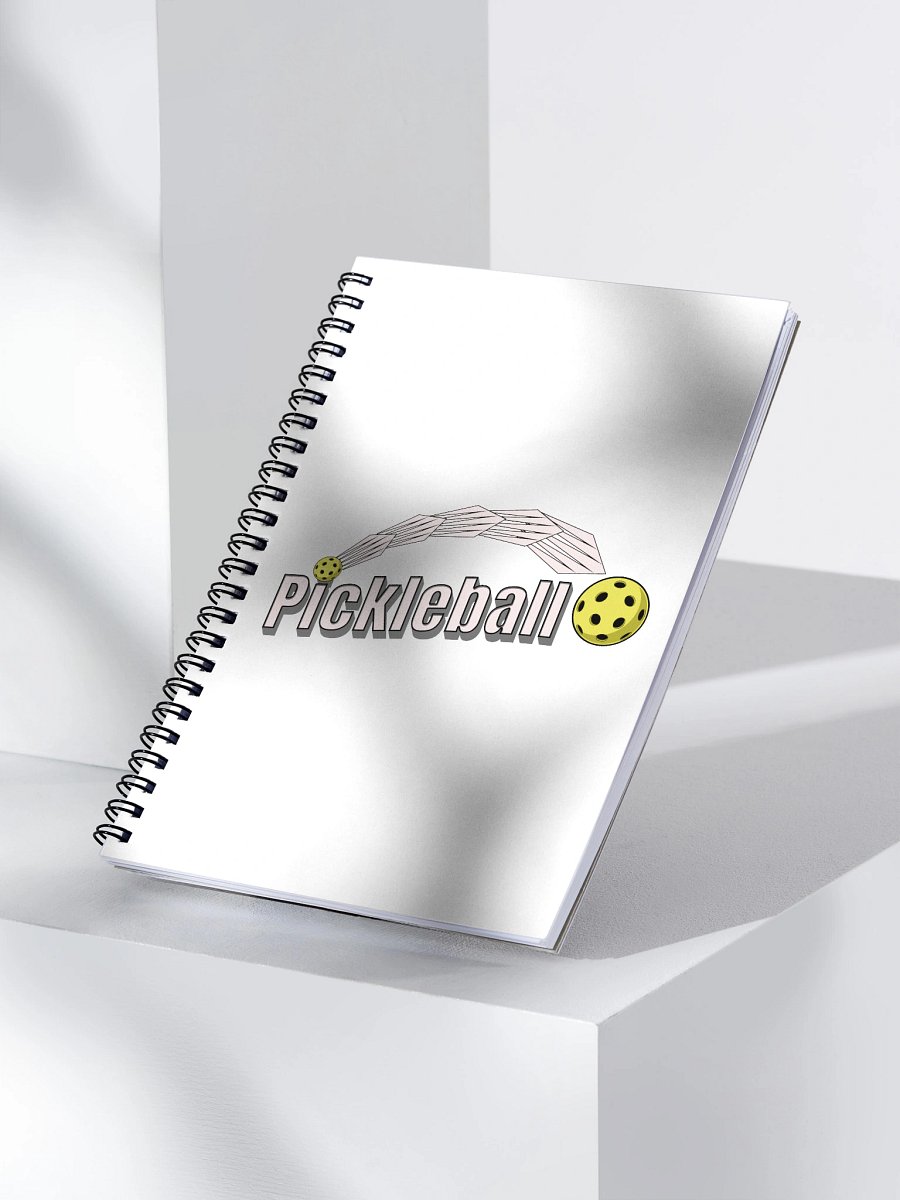 Pickleball Swoosh Passion Spiral Notebook product image (3)