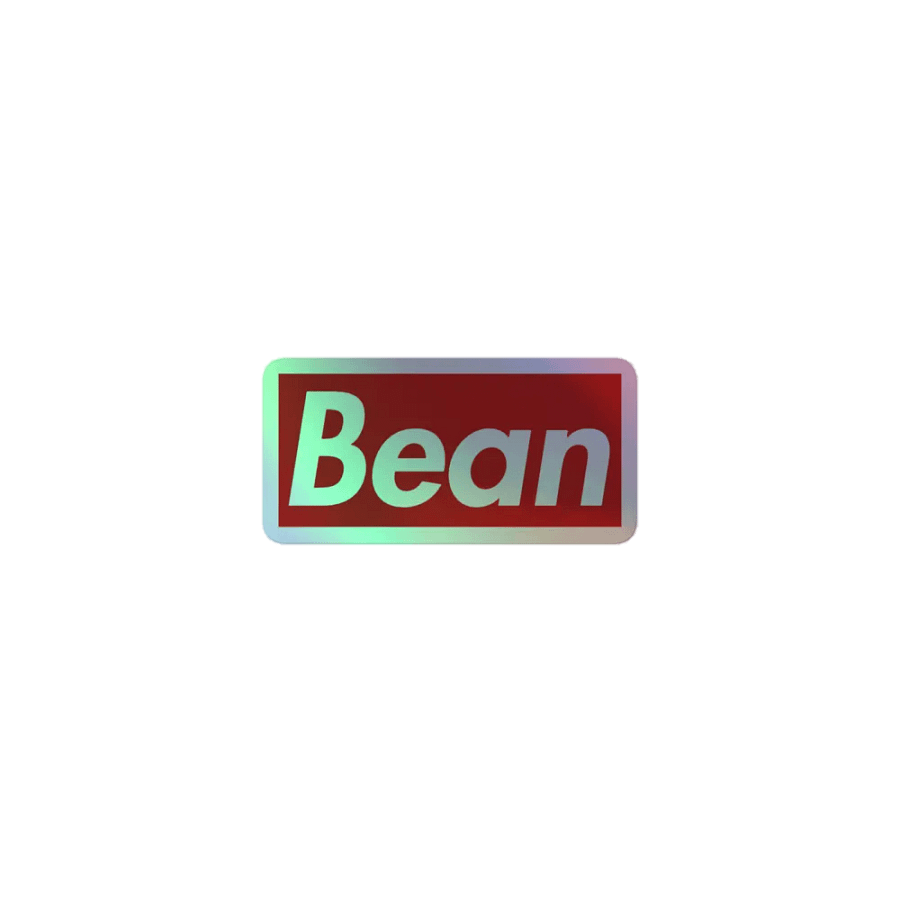 Bean Holographic Sticker product image (1)