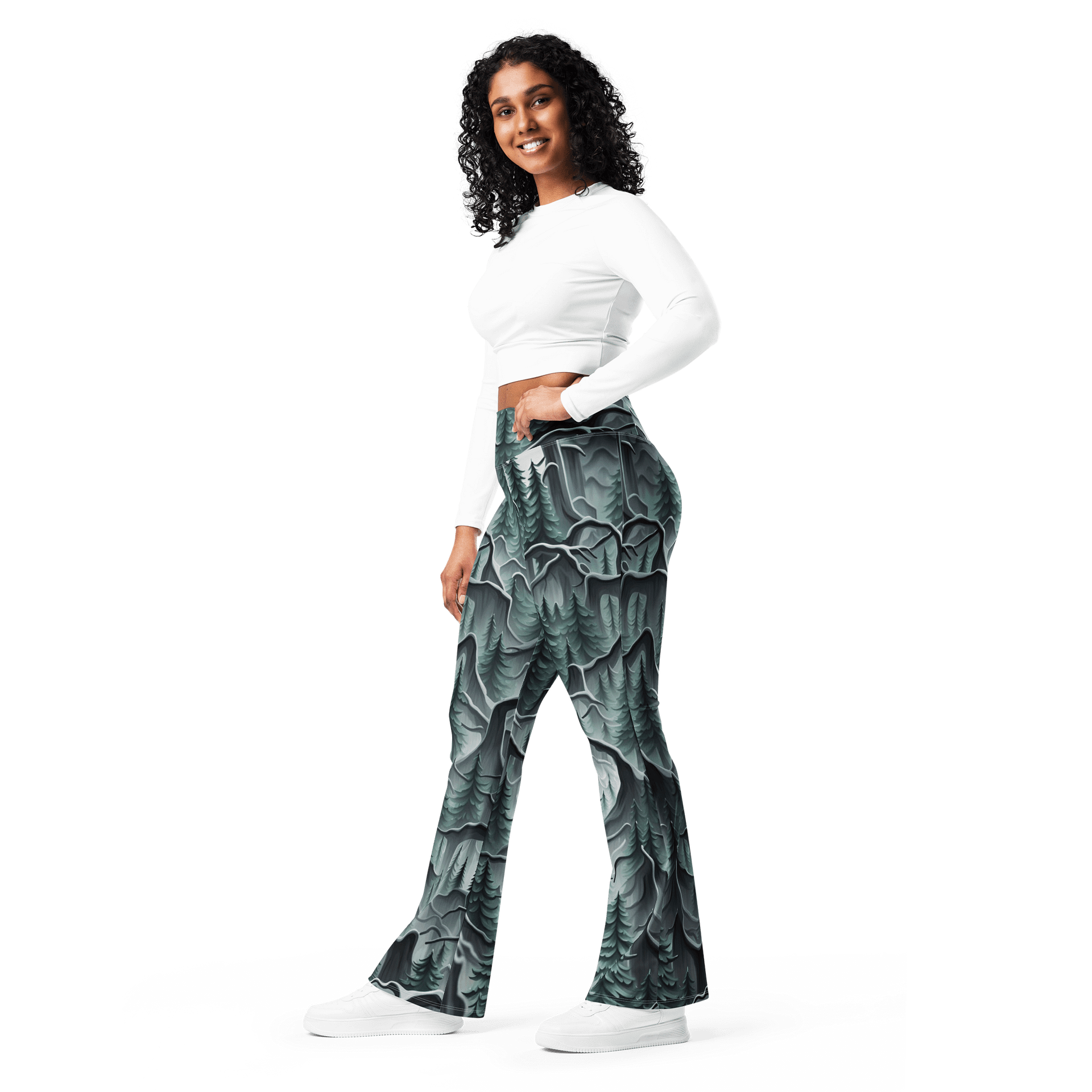 EcoChic Flare Leggings product image (4)