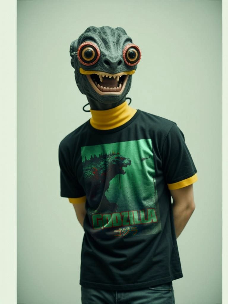 Aqua G-Zilla T-Shirt product image (3)