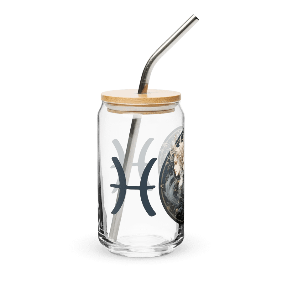 Pisces Zodiac Glass Can Sipper product image (5)