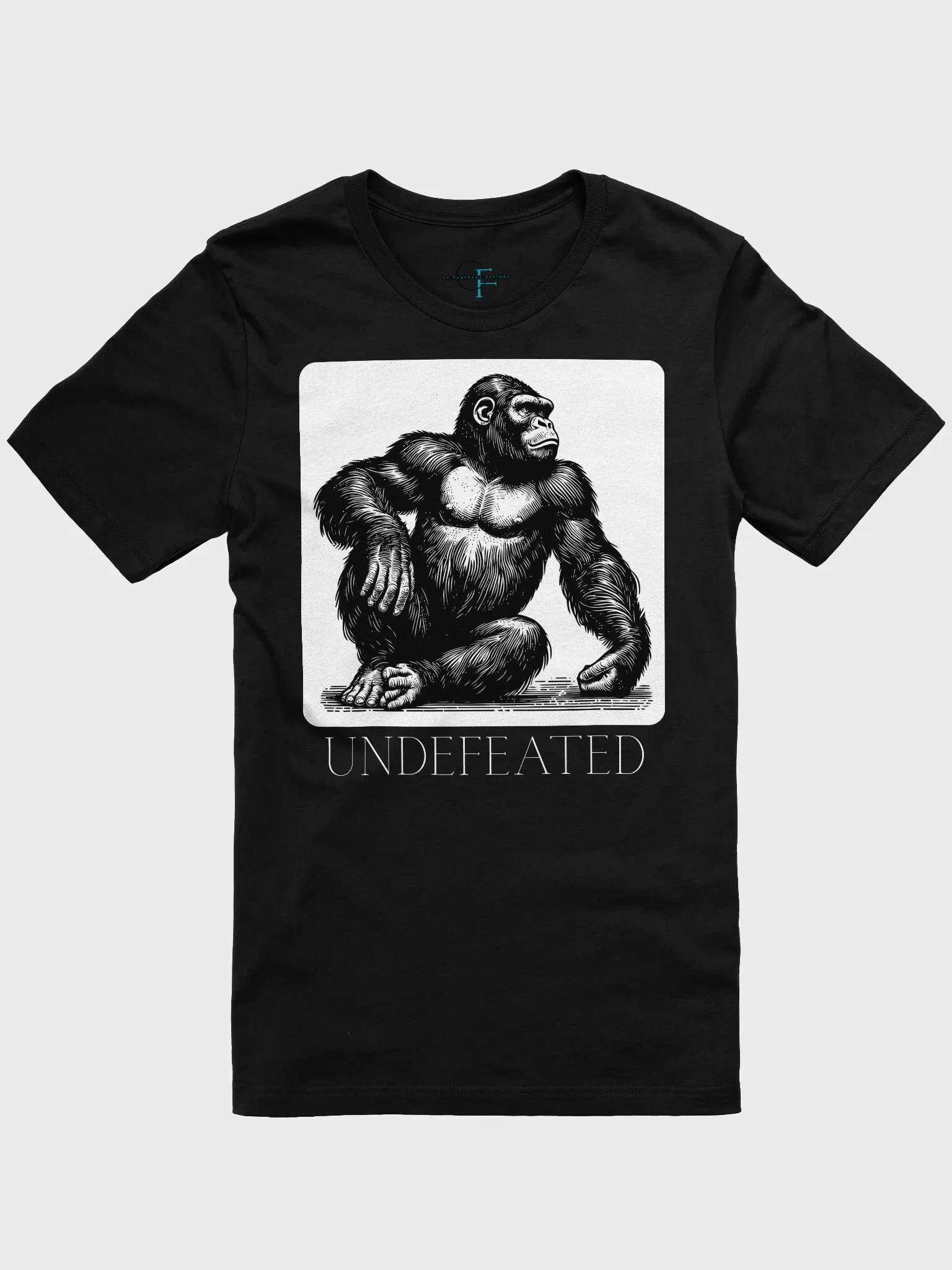 UNDEFEATED Gorilla Graphic Tee – Bella + Canvas 3001 Unisex Shirt product image (7)