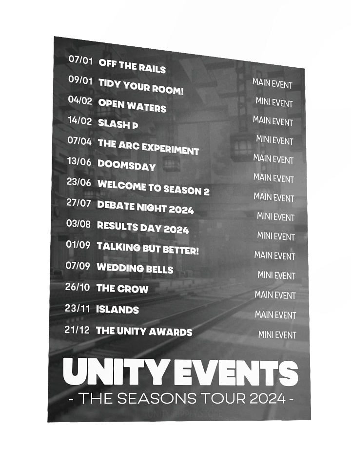 Season 1 & 2 Tour Poster product image (2)