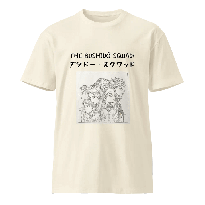 The Bushidõ Squad - Unisex T-Shirt [Cream and White] product image (1)