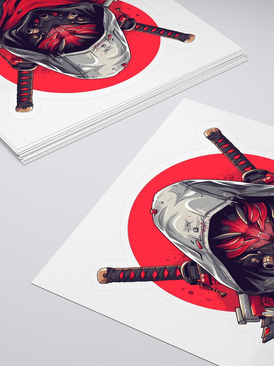 Samurai Ninja Vinyl Sticker product image (4)