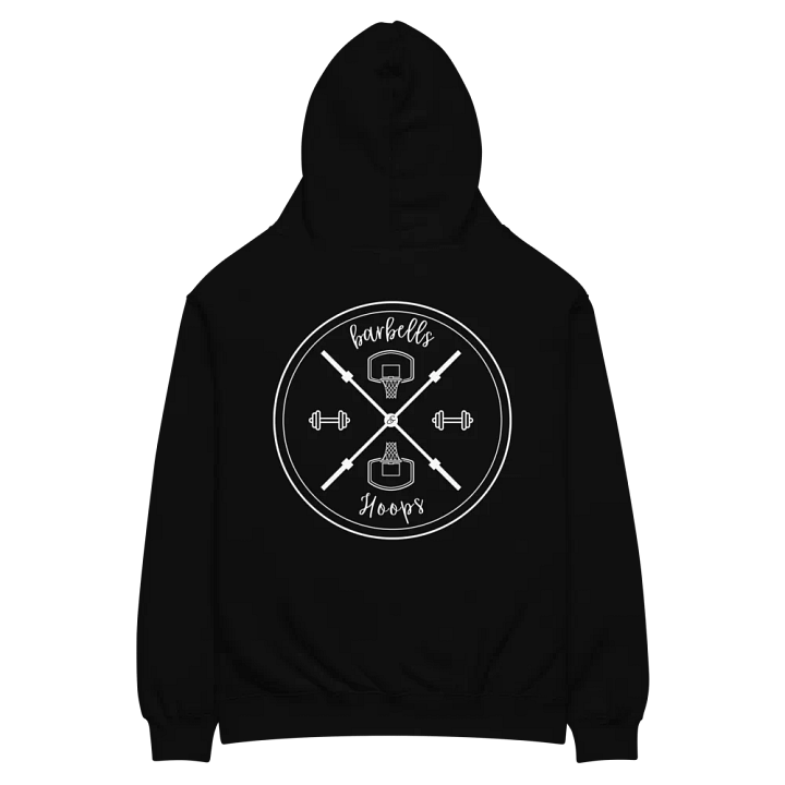 Barbells & Hoops X Emblem Unisex Hoodie product image (2)
