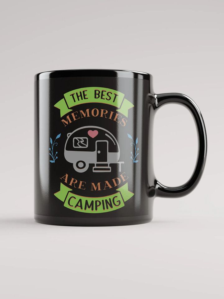 Best Memories Camping Black Glossy Coffee Mug product image (2)