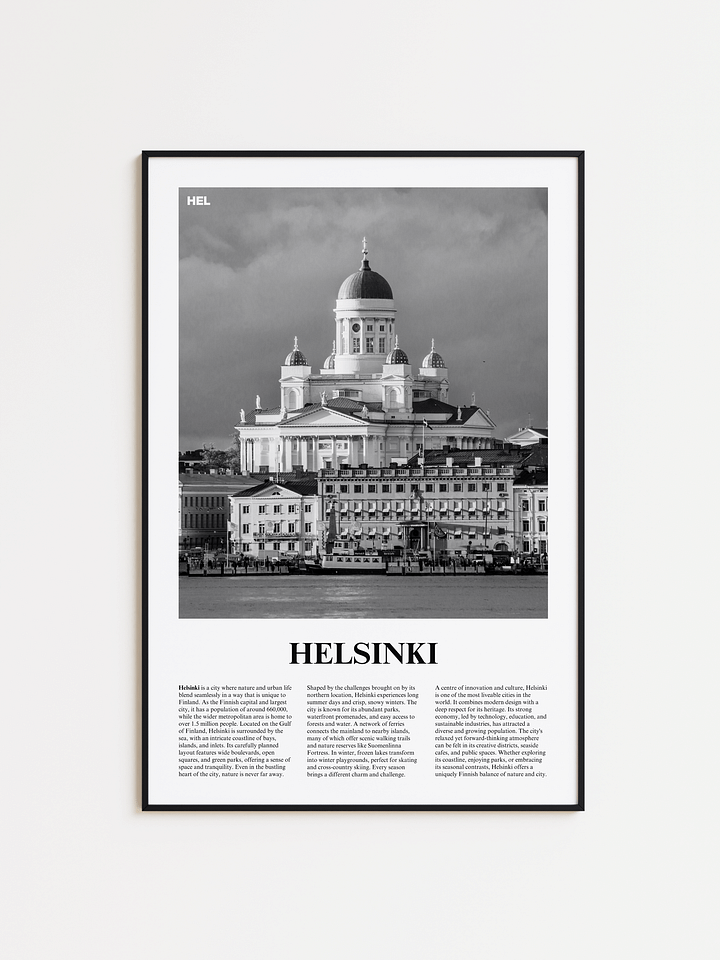 Helsinki 01 Newspaper Poster product image (1)