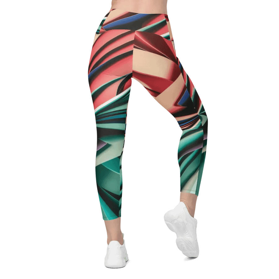 TDS Music Leggings with Pockets in Abstract Geometric Print (2XS-6XL) product image (6)
